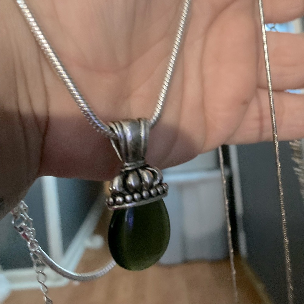 925 Sterling silver shine with pendant